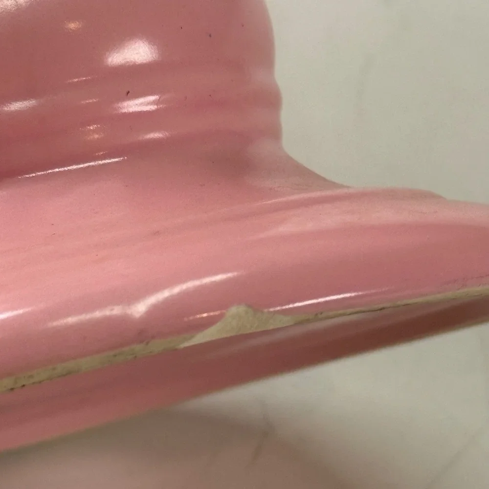 Hull USA Pink Tulip Vase Art Pottery Flower Vase 11